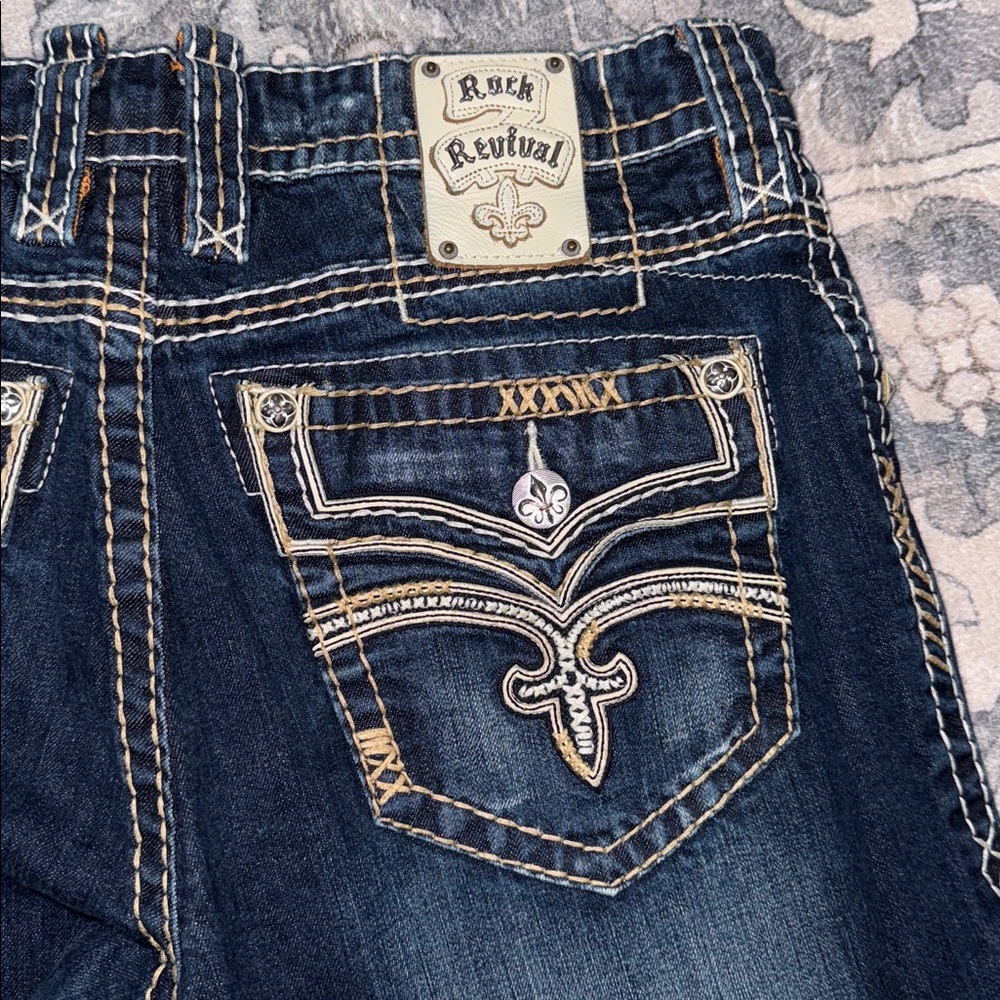 Men’s rock revival Pablo 36 x 30 jeans - Picture 5 of 10